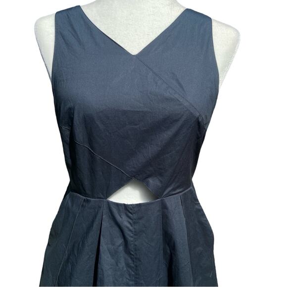 Madewell C6360 Navy Blue Cutout Sleeveless Sundress Size 4 - Picture 3 of 9